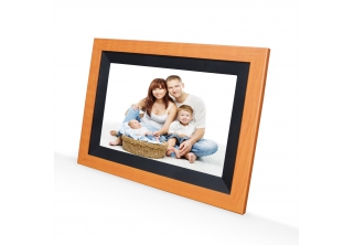 10.1 inch wood digital photo frame